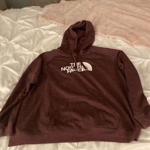 The North Face fleece hoodie